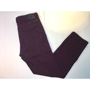 Lucky brand Hayden skinny jeans deep plum color